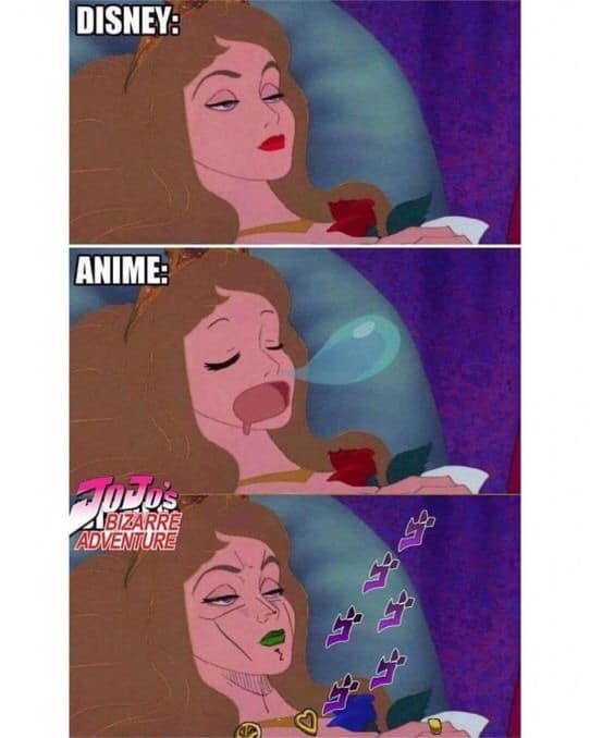 anime anime-memes anime text: DISNEY: ANIME: IZA RE DVENTURE 