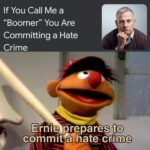 dank-memes cute text: If You Call Me a "Boomer" You Are Committing a Hate Crime Frnie prepares to commit a hate crime  Dank Meme