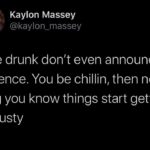 black-twitter-memes tweets text: Kaylon Massey @kaylon_massey Wine drunk don