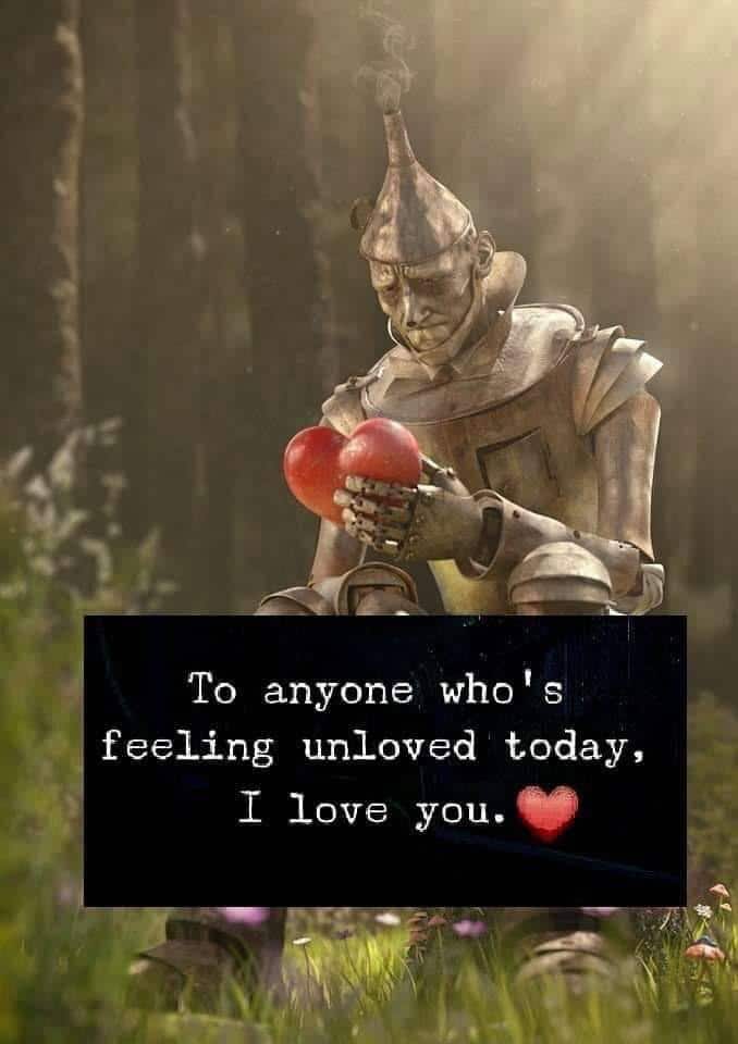 cute wholesome-memes cute text: To anyone who s feeling unloved today, I love you. 