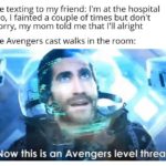 avengers-memes thanos text: me texting to my friend: I
