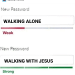 christian-memes christian text: catchymemes New WALKING ALONE WALKING WITH JESUS Strong  christian