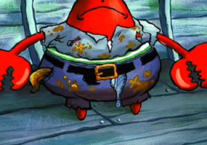 Mr. Krabs Dirty Spongebob meme template