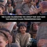 star-wars-memes prequel-memes text: THE CLASS CELEBRATING THE GROUP THAT JUST GAVE THE GREATEST CLASS PRESENTATION EVER. SOUD±SNARK MY GROUP REALIZING WE