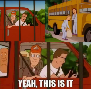 Are you with the cult, yeah this is it King of the Hill meme template