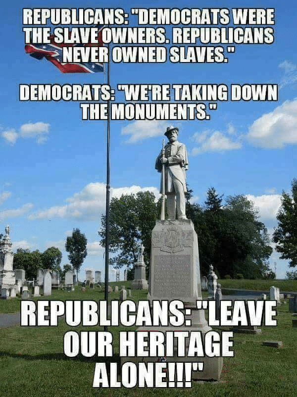 political political-memes political text: WERE THE SLAVE OWNERS. REPUBLICANS NEVER OWNED SLAVES.