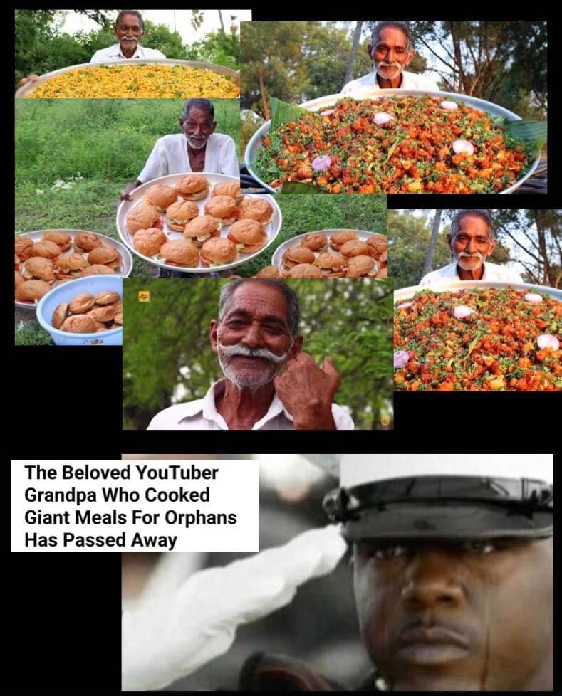 dank other-memes dank text: The Beloved Youruber— Grandpa Who Cooked üant Meals For Orphans as Passed A way 