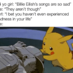 other-memes dank text: 14 yo girl: "Billie Eilish