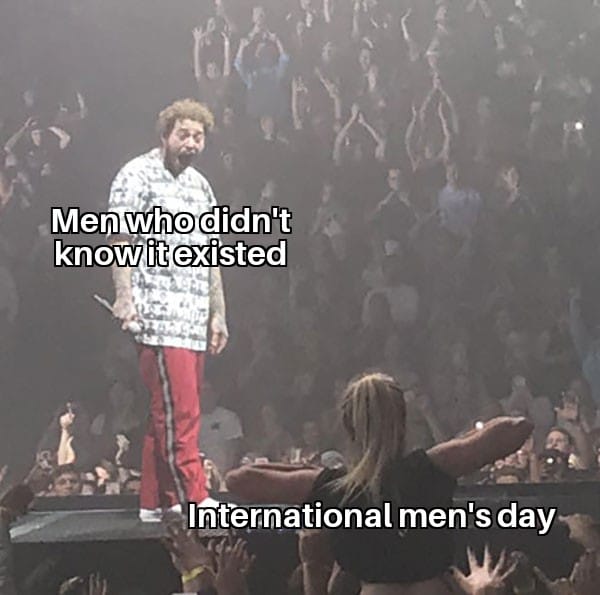Dank Meme dank-memes cute text: SMerp who didn't knoü' it existed e 'Ip@rnational men's day 