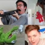 Different characters committing suicide Sad meme template blank  Depression, Suicide, Filthy Frank, Elmo, Guns, Kermit, Frog, Sad