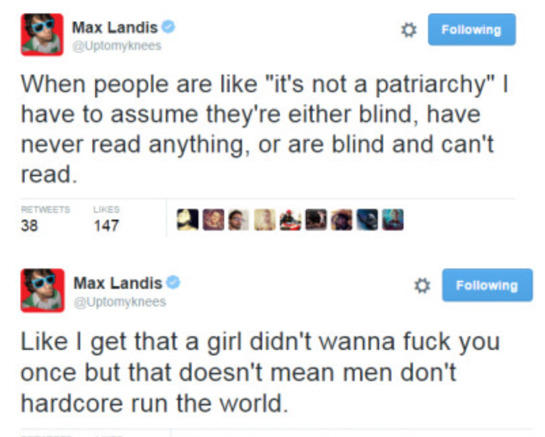 women feminine-memes women text: Max Landis e gIJptomyknees 0 Follomng When people are like 