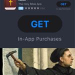 christian-memes christian text: Bible • The Holy Bible App 64K GET GET In-App Purchases In-App Purchases do agaün m e,With matic  christian