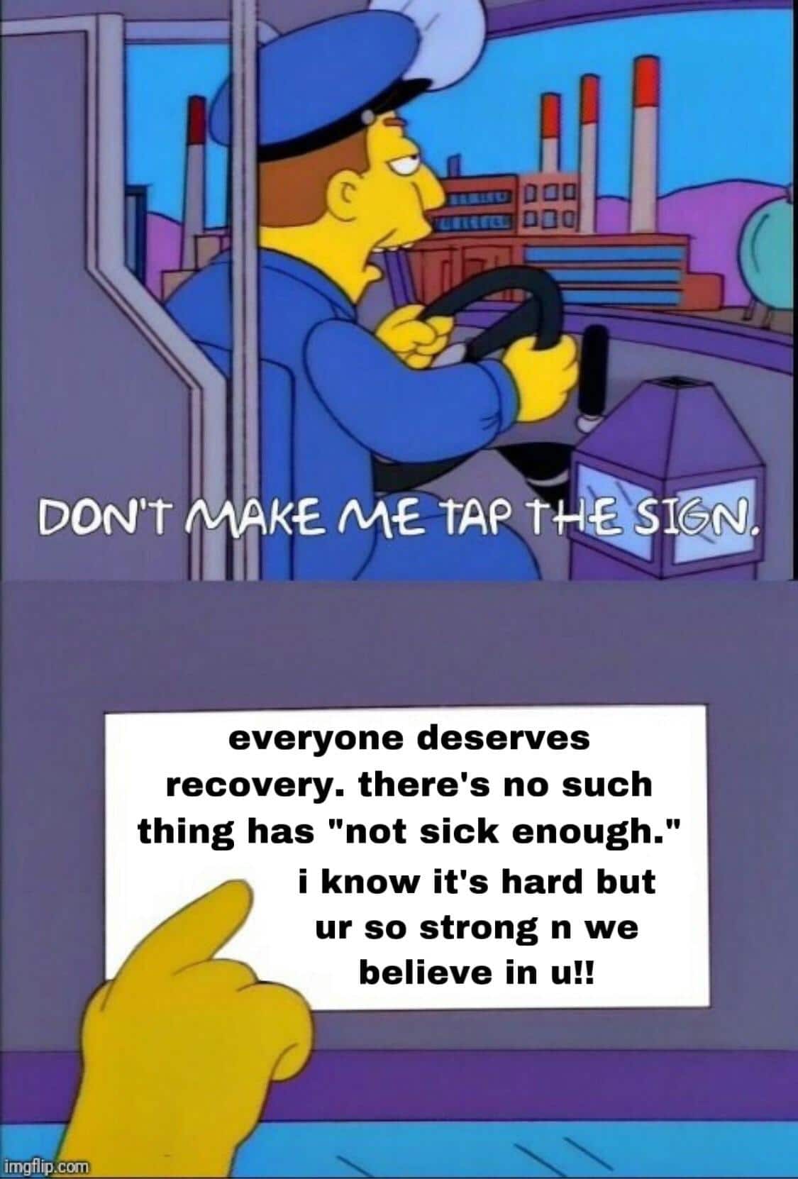 cute wholesome-memes cute text: D0N'T mAkE me TAP SS. everyone deserves recovery. there's no such thing has 