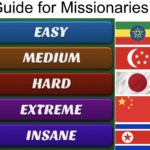 christian-memes christian text: Guide for Missionaries EASY MEDIUM HARD EXTREME INSANE  christian