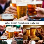 dank-memes cute text: What people think Czech Republic is like What Czech Republic is really like Tal OK then.  Dank Meme