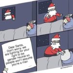 offensive-memes nsfw text: Dear Santa, Don