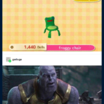 avengers-memes thanos text: scaldingwater o garbuge 1 ,440 Bells 411331b froggy chair A small price te pay for  thanos