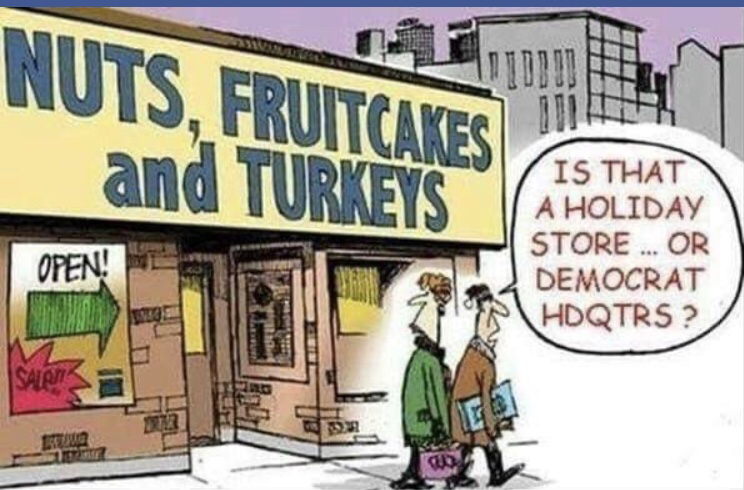 cringe boomer-memes cringe text: enn IS THAT A HOLIDAY and STORE o. OR DEMOCRAT HDQTRS ? 