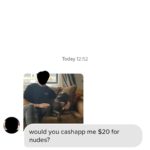 christian-memes christian text: GIF Today 12:52 would you cashapp me $20 for nudes? I will cash cashapp you $20 to open your Bible and repent Sent Type a message  christian