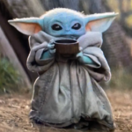 Baby Yoda Drinking Soup (full body) Star Wars meme template blank Star Wars, Baby Yoda, Drinking, Soup, Food