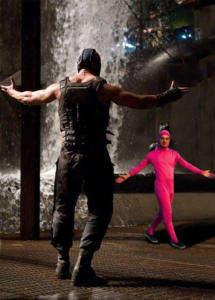 Bane vs. Pink Guy Bat meme template