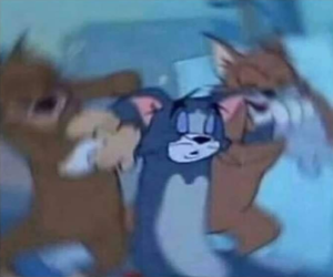 Carrying Tom Cat Tom and Jerry meme template