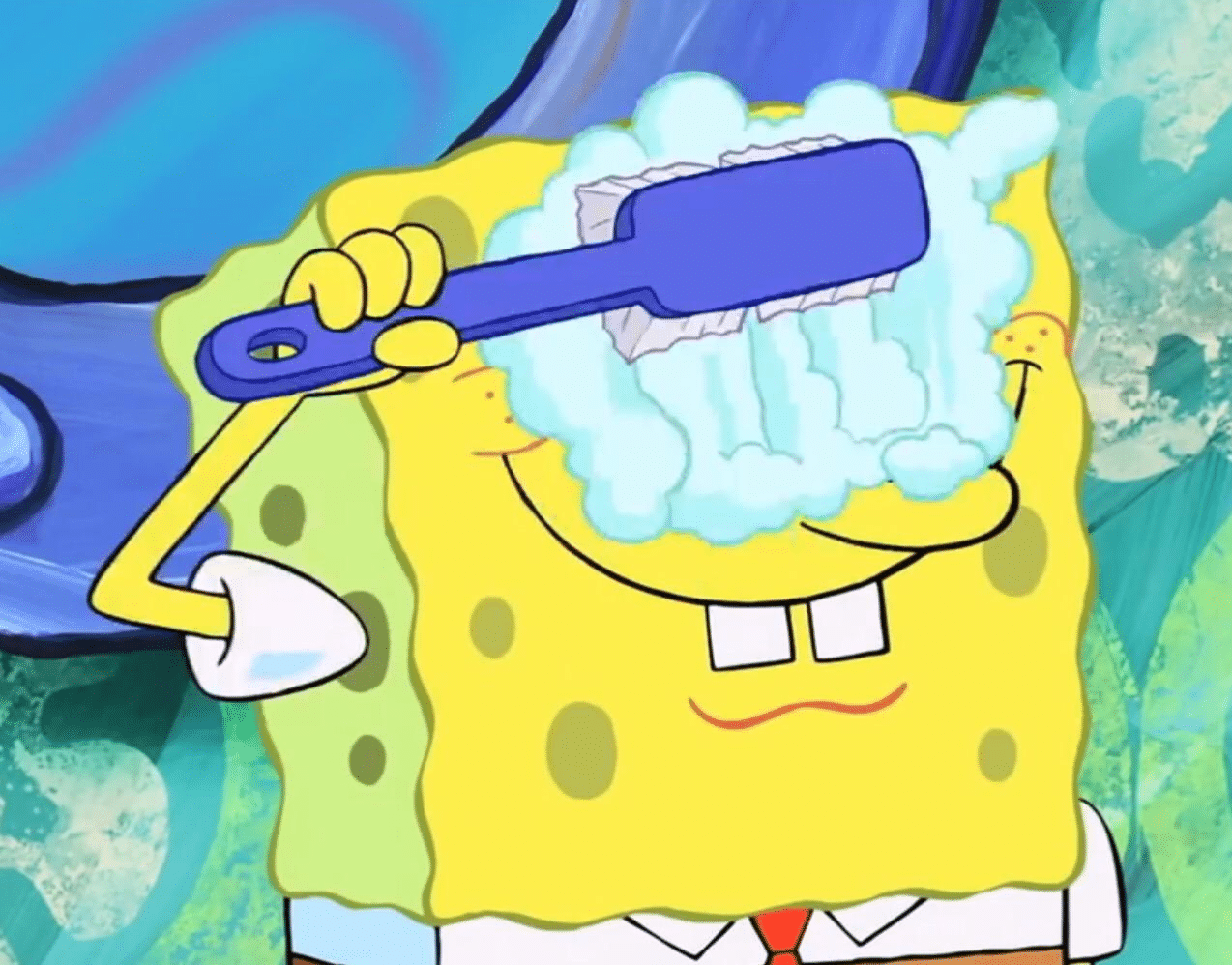 Meme Generator - Spongebob Washing Eyes - Newfa Stuff.