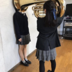 Girl putting tuba on girls face Music meme template blank  Music, Vs, Tuba, Yelling, Girl, Schoolgirl, Opinion, Annoying