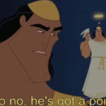 Kronk hes got a point Movie meme template blank  Opinion, Movie, Kronk, Angel, Emperors New Groove, Pointing