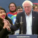 Girl taking mic from Bernie Political meme template blank  Political, Bernie Sanders, Mic, Taking, Vs, Stealing, Girl, Sad