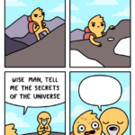 Wise man of the mountain comic Comic meme template blank  Comic, Safely Endangered Comics, Opinion, Truth, Fact, Secret