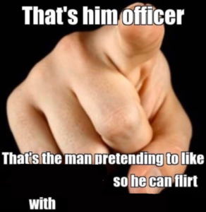 Thats him officer (hand pointing) Officer meme template