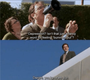 Dwight you ignorant slut The Office meme template