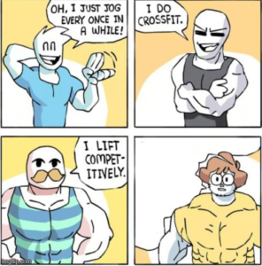 Different strong men comic Opinion meme template