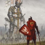 Pole standing in front of crusaders (Battle of Grunwald, 1410)  meme template blank Battle, Standing, Grunwald, Crusaders