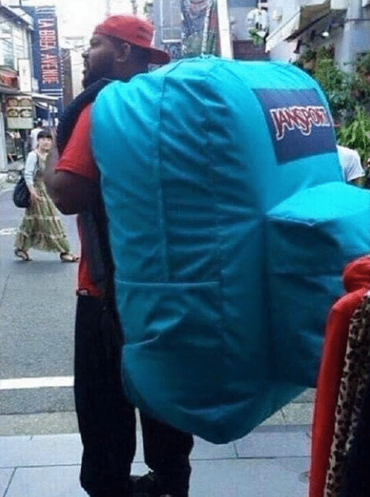 Giant backpack Meme Generator - Imgflip