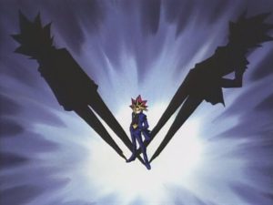 Yugi with two shadows showing his different personalities Different meme template
