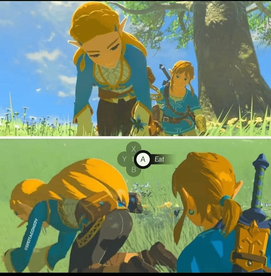 Link from Zelda Meme Generator Template