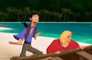 Scared Tulio Distracted meme template