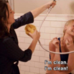 Im clean im clean Movie meme template blank  NSFW, Movie, Baby Moma, Showering, Vs, Tina Fey, Amy Poehler, Cleaning, Helping