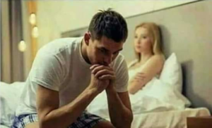 Girlfriend watching boyfriend thinking Stock Photo meme template