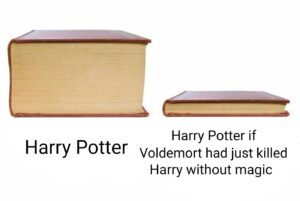 other memes Funny, Voldemort, Potter, Neville, Harry Potter, Lily text: Harry Potter if Harry Potter Voldemort had just killed Harry without magic