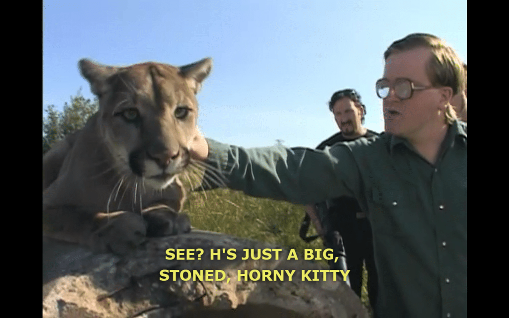 History, Trailer Park Boys, Bubbles, Title2ImageBot, Tiger King, TPB History Memes History, Trailer Park Boys, Bubbles, Title2ImageBot, Tiger King, TPB text: SEE? H'S JUST A BIG, STONE ORNY KITT 