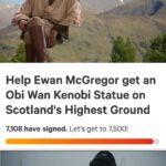 Star Wars Memes Prequel-memes, Obi-Wan, Anakin, Ben Nevis, Jedi, Scotland text: change.org Help Ewan McGregor get an Obi Wan Kenobi Statue on Scotland