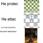 other memes Funny, No, WW2, Soviet, Russian, Queen text: He protec He attac but most importantly HE CAN