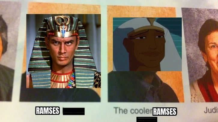 Christian, Egypt, Yul Brynner, WUtAxUQjwB4, Ramses, Rameses Christian Memes Christian, Egypt, Yul Brynner, WUtAxUQjwB4, Ramses, Rameses text: Jud RAMSES RAMSES 