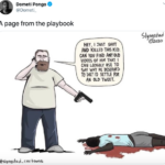 Black Twitter Memes Tweets, The Usual Twist, Stereotypes, Rely text: Dometi Pongo O @Dometi_ A page from the playbook HEY, JUST SHOT AND KILLED KID. CAN FIND ANYOLb VIDEOS OF HIM THAI 1 CAN LOOSELY USE 10 SAY WHY HE DESERVED TO DIE? ID SETTLE AN WD TWEET. 