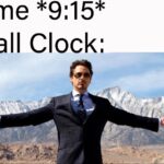 other memes Funny, PewdiepieSubmissions, Tony Stark, THONKS, Sith, Jesus text: Time Wall Clock:  Funny, PewdiepieSubmissions, Tony Stark, THONKS, Sith, Jesus