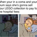 Dank Memes Dank, European, Laughs, Legos, LEGO, Visit text: When your in a coma and your mum says she