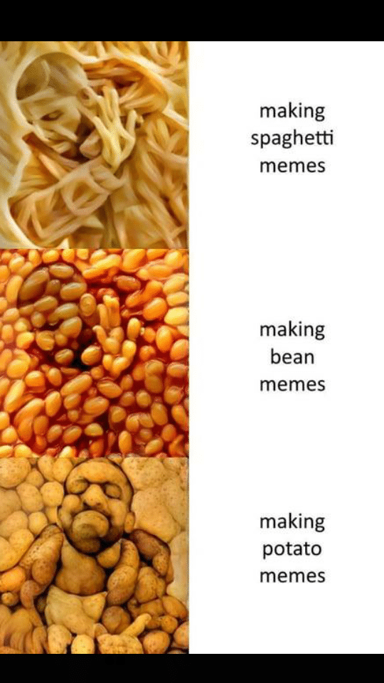 Dank, Irish, Visit, People, Negative, Feedback other memes Dank, Irish, Visit, People, Negative, Feedback text: making spaghetti memes making bean memes making potato memes 